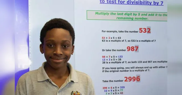 Imagem ilustrativa da notícia Criança nigeriana descobre fórmula matemática inédita