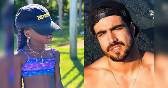 Imagem ilustrativa da notícia Caio Castro é chamado de idiota ao comentar foto de filha de Gio Ewbank