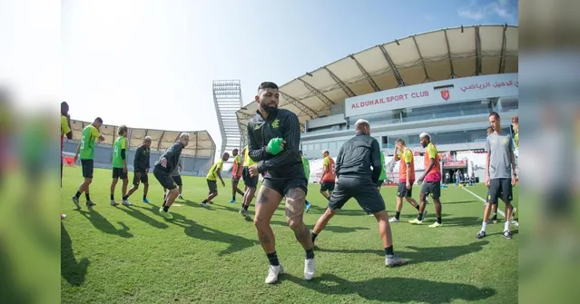 Imagem ilustrativa da notícia Flamengo faz último treino antes de enfrentar o Al Hilal no Mundial de Clubes