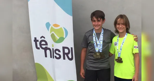 Imagem ilustrativa da notícia Tenista paraense de 11 anos conquista título de duplas no RJ