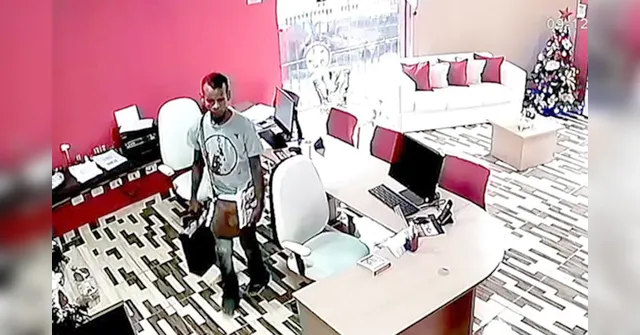 Imagem ilustrativa da notícia Furto acarreta prejuízo de R$ 4 mil a empresa de empréstimo pessoal em Belém. Veja o vídeo!