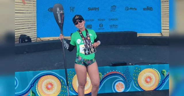 Imagem ilustrativa da notícia Atleta paraense conquista medalha de ouro em competição de esportes aquáticos