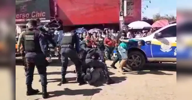 Imagem ilustrativa da notícia Vídeo: remoção de moto acaba em confusão e irmãos presos no Pará