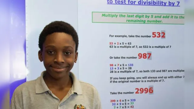 Imagem ilustrativa da notícia Criança nigeriana descobre fórmula matemática inédita
