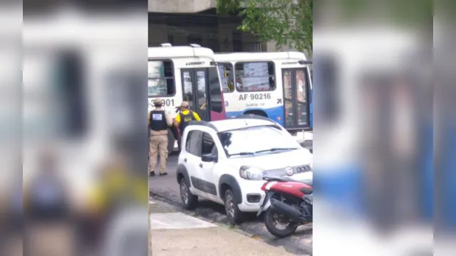 Imagem ilustrativa da notícia Ônibus colide com carro particular em avenida de Belém 
