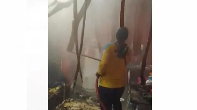 Imagem ilustrativa da notícia Princípio de incêndio assusta moradores e deixa uma pessoa ferida na Terra Firme