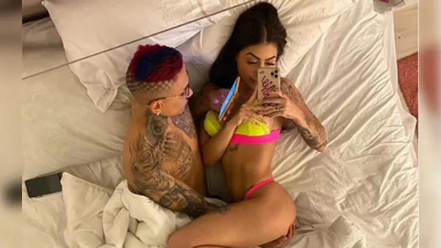 Imagem ilustrativa da notícia MC Mirella comenta vídeo com suposto sexo oral e agradece 'empenho' do namorado.
