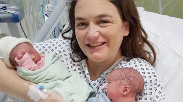 Imagem ilustrativa da notícia Mulher que perdeu quase todo o útero para o câncer dá à luz gêmeos