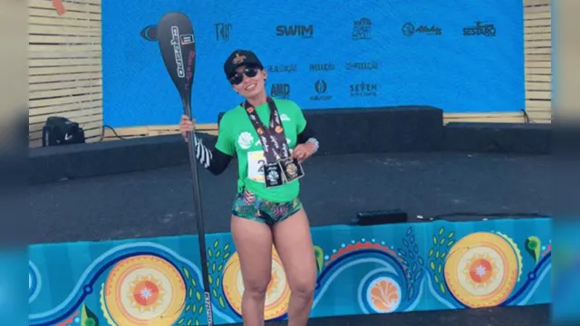 Imagem ilustrativa da notícia Atleta paraense conquista medalha de ouro em competição de esportes aquáticos