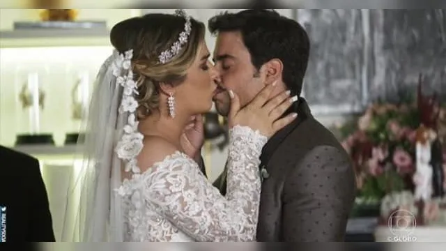 Imagem ilustrativa da notícia A Dona
do Pedaço: veja o beijo do casamento entre Abel e Britney