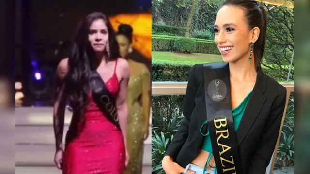 Imagem ilustrativa da notícia Miss Global tem brasileira vencedora, suspeita de fraude e barraco em palco; veja o vídeo!