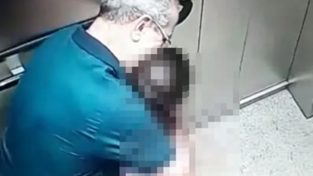 Imagem ilustrativa da notícia Câmera flagra homem estuprando a afilhada dentro de elevador de shopping