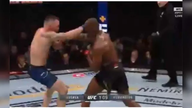 Imagem ilustrativa da notícia Lutador negro quebra mandíbula de adversário racista no UFC. Veja o vídeo