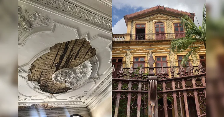 Imagem ilustrativa da notícia Palacete Pinho: memória de Belém caindo aos pedaços