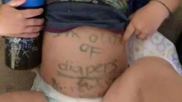 Imagem ilustrativa da notícia Creche manda recado para mãe em barriga de bebê: 'sem fraldas'