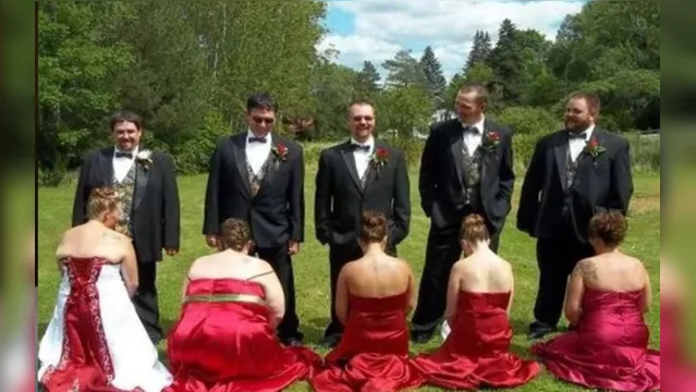 Imagem ilustrativa da notícia Foto de casamento controversa viraliza e gera polêmica