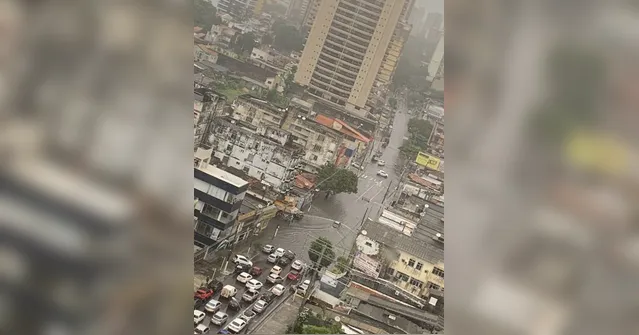 Imagem ilustrativa da notícia Chuva não dá trégua e o trânsito continua parado em Belém; acompanhe o trânsito aqui!