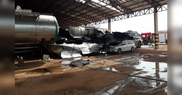 Imagem ilustrativa da notícia Vídeo mostra explosão de caminhão-tanque na BR-163; duas pessoas morreram