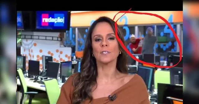 Imagem ilustrativa da notícia Funcionários da Globo fazem 'guerra' de álcool em gel durante jornal ao vivo e vídeo viraliza