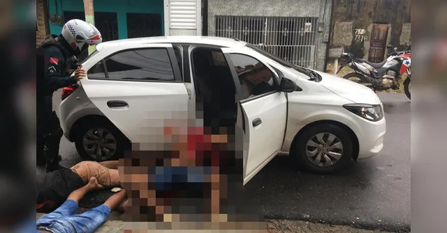 Imagem ilustrativa da notícia Suspeitos de assaltos na Grande Belém trocam tiros com PMs e um morre