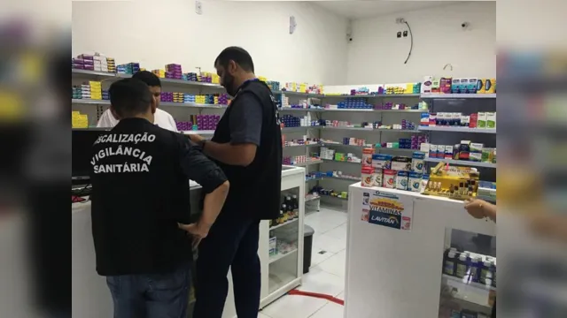 Imagem ilustrativa da notícia Medicamentos vendidos sem receita médica são apreendidos em dois bairros de Belém