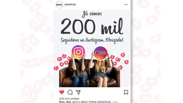 Imagem ilustrativa da notícia Instagram do DOL chega a 200 mil seguidores. Conheça também!