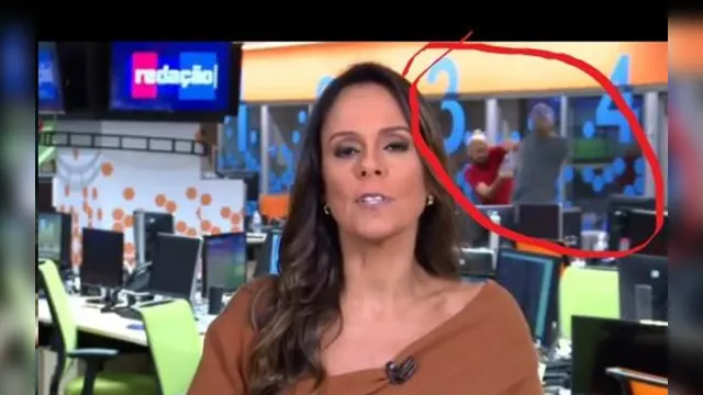 Imagem ilustrativa da notícia Funcionários da Globo fazem 'guerra' de álcool em gel durante jornal ao vivo e vídeo viraliza