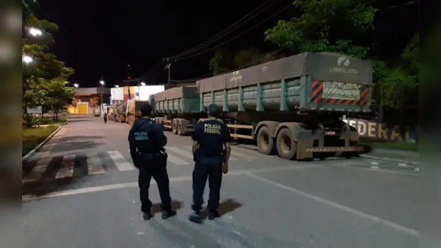 Imagem ilustrativa da notícia Sete pessoas são presas por transporte ilegal de minério no Pará