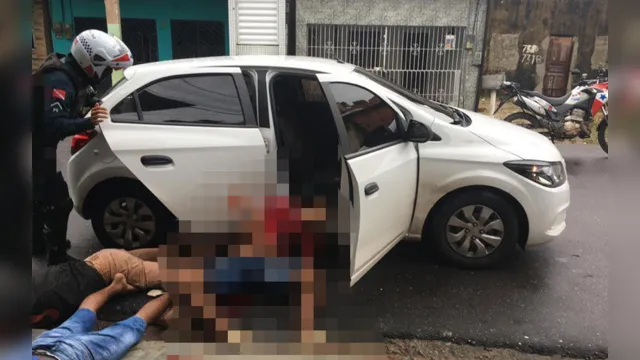 Imagem ilustrativa da notícia Suspeitos de assaltos na Grande Belém trocam tiros com PMs e um morre