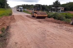 A rodovia PA-481 foi uma das vias que recebeu as obras.