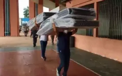 Imagem ilustrativa da notícia Mangueirão começa a receber doações para moradores em situação de rua
