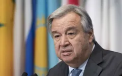 Antonio Guterres, alertou que uma recessão global é "praticamente certa" em razão da pandemia do coronavírus.