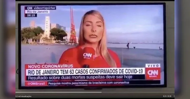 Imagem ilustrativa da notícia Repórter da CNN Brasil comete gafe e "ressuscita" paciente ao vivo; assista