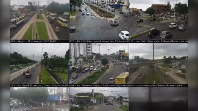 Imagem ilustrativa da notícia Acompanhe ao vivo o trânsito em Belém nesta manhã chuvosa