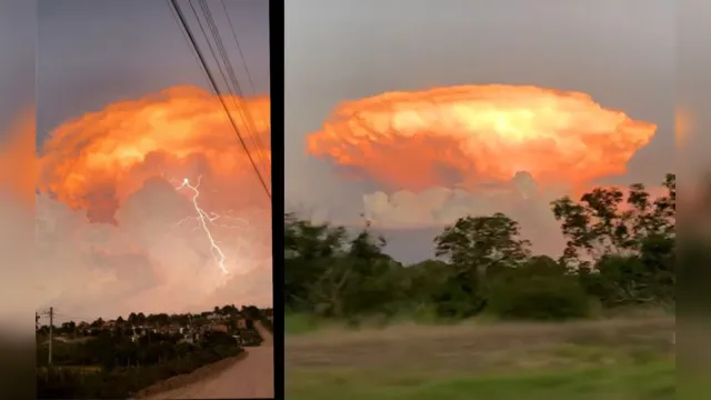Imagem ilustrativa da notícia Nuvem "apocalíptica" é filmada em cidade brasileira; veja o vídeo!