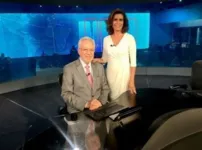 Morrone e Garcia dividiram a bancada e foram colegas na Globo.