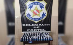 Imagem ilustrativa da notícia Frascos de álcool em gel adulterado são apreendidos em farmácias de Portel