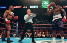 Imagem ilustrativa da notícia Novo duelo entre Tyson e Holyfield agita internautas na web
