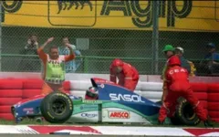 Imagem ilustrativa da notícia Rubens Barrichello relembra forte acidente em Ímola na web
