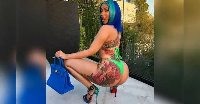 Imagem ilustrativa da notícia Cardi B mostra detalhes da nova tatuagem e enlouquece fãs