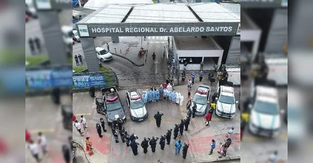 Imagem ilustrativa da notícia PM do Pará homenageia profissionais em hospitais