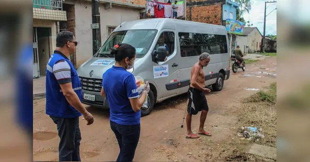 Imagem ilustrativa da notícia Moradores da Cabanagem recebem cestas de alimentação 