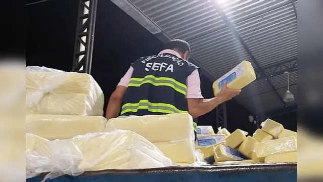 Imagem ilustrativa da notícia Cinco toneladas de queijo são apreendidas no interior do Pará