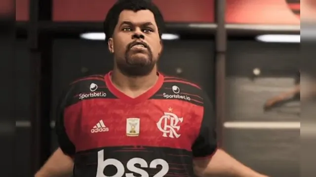 Imagem ilustrativa da notícia Babu vira jogador do Flamengo no vídeo game. Veja o vídeo