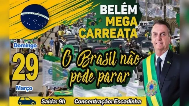 Imagem ilustrativa da notícia Coronavírus: Polícia Civil identifica organizadores de evento bolsonarista em Belém