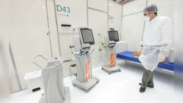 Imagem ilustrativa da notícia Governador acompanha a instalação de 60 novos respiradores no hospital de Campanha em Belém