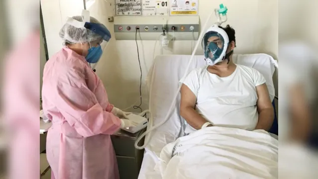 Imagem ilustrativa da notícia Hospital de Santarém utiliza máscaras de mergulho no tratamento da Covid-19