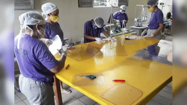 Imagem ilustrativa da notícia Pará receberá mil máscaras face shield produzidas por detentas