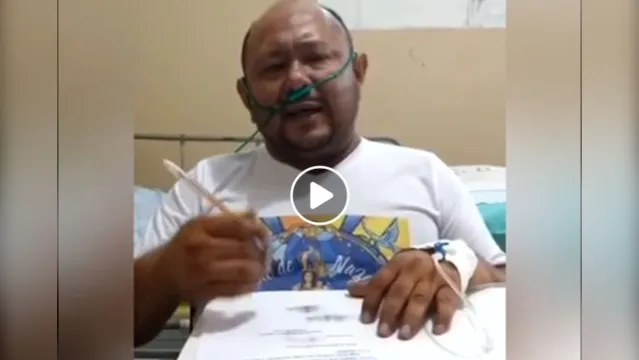 Imagem ilustrativa da notícia Prefeito de Igarapé-Açu morre por covid-19 após postar vídeo otimista no hospital