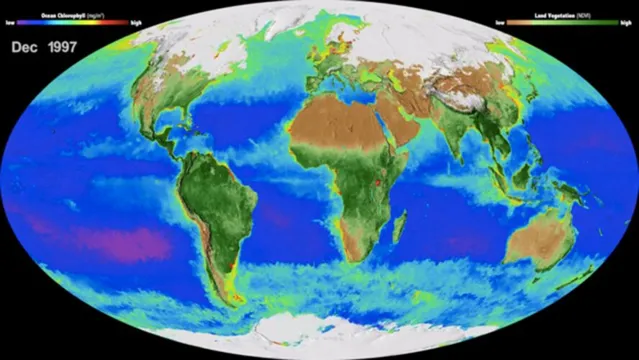 Imagem ilustrativa da notícia Vídeo feito por satélites mostra Terra "respirando"; veja!